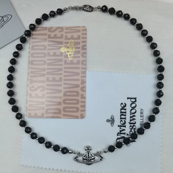 Vivienne Westwood Black Mini Bas Relief Choker - Picture 1 of 10